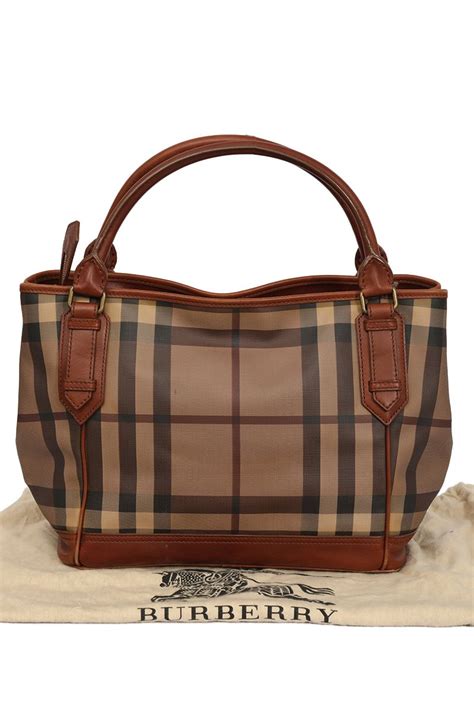 Burberry Smoked Check Shoulder Bag 